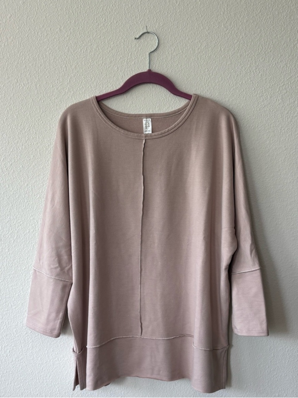 SPANX Perfect Length Dolman 3/4 Sleeve Top Size Medium